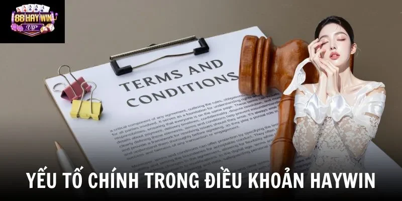 Yếu tố chính trong điều khoản Haywin Yếu tố chính trong điều khoản Haywin