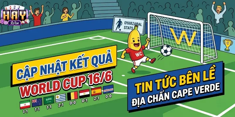 Cập nhật kết quả World Cup 16/6 với màn trình diễn tích cực của các đội yếu hơn